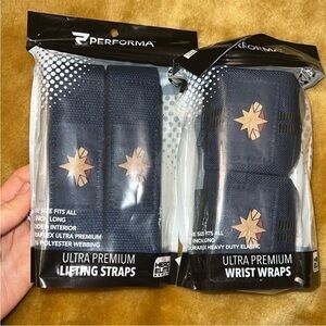 Performa | Weight Lifting Straps and Wrist Wraps Set